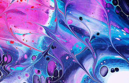 Abstract marbling floral pattern for fabric,tile design. background texture