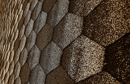 abstract background of a stone wall with a pattern in brown tone