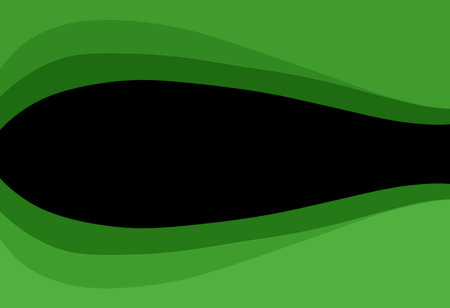 Background black green in paper style. Of multi-colored details. Vector.の写真素材