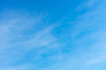 The clear beautiful blue skyの写真素材