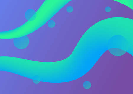 Geometric design color gradient background. Fluid composition. Vector illustration.