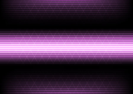 Abstract geometric futuristic technology background. Purple gradient color on black background. Vector illustration.のイラスト素材