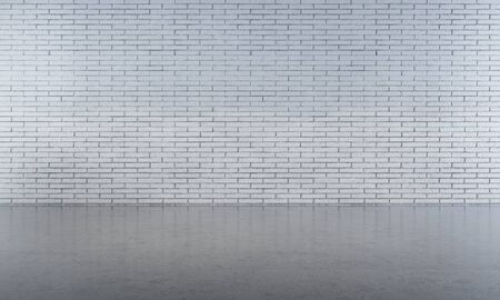 White brick wallの写真素材