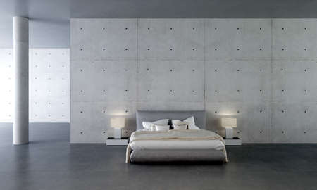 minimal bedroom designの写真素材