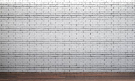 The Brick wall living room interior design and wood floorの写真素材