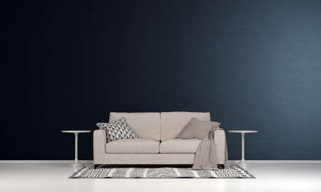 Modern interior design decoration of living room and wall texture background