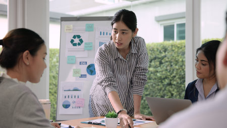 Carbon offset price report CO2 emission. Future growth Net zero waste in ESG ethical SME office...