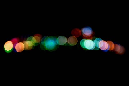 defocused bokeh lights