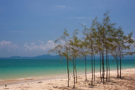 Beautiful scenery of the Ranong seaの写真素材