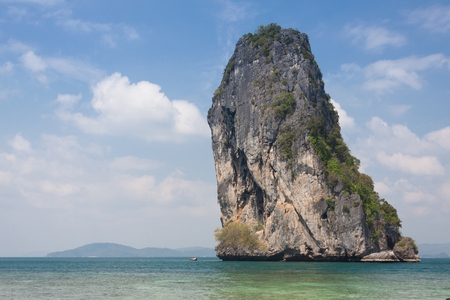 Poda island in Krabi Thailandの写真素材