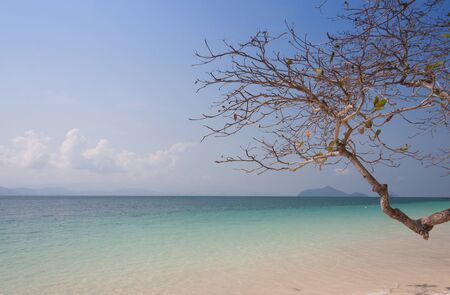 Tropical beach at Andaman sea,Thailandの写真素材