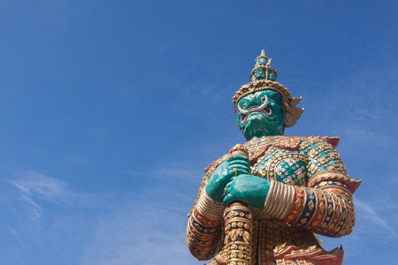Giant Statue and blue sky.の写真素材