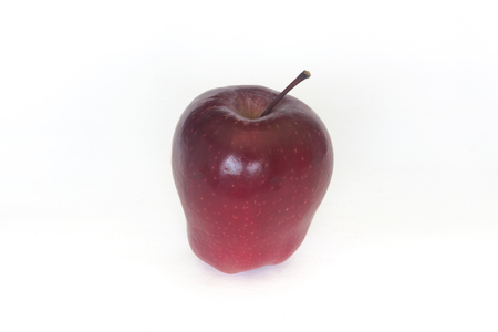 Red apple isolated on white background.の写真素材
