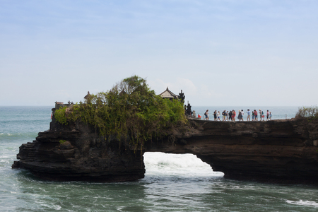 Tanah Lot Temple,Bali, Indonesiaの写真素材