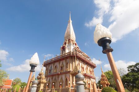 Wat Chalong, an ancient temple in Phuket,Thailand