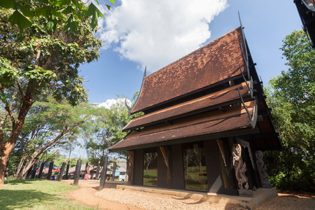 Old wooden building (Lanna style) at Chiangrai Thailand.のeditorial素材