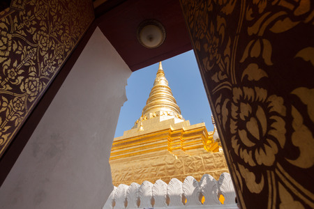 Phra That Chae Haeng Temple is a favourite destination in Nan province, Thailand