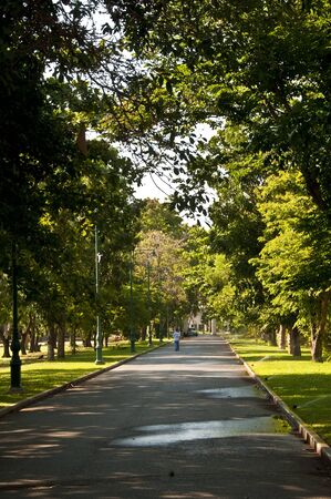 This is a park in Sanam Chandra Palace, Thailand.