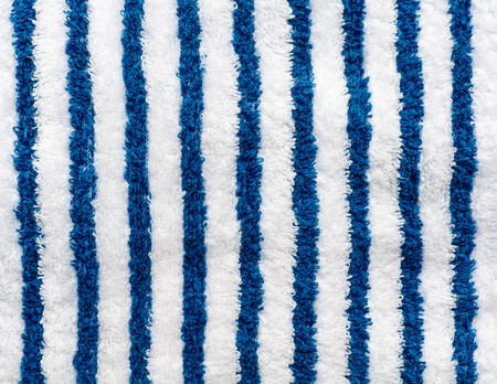 blue and white striped towel textureの写真素材