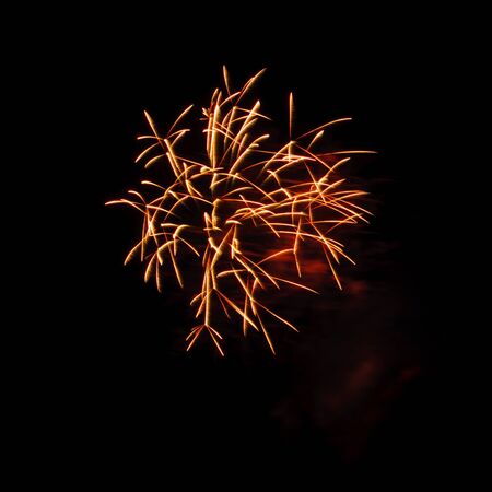 Fireworks at Pattaya beach, Thailand