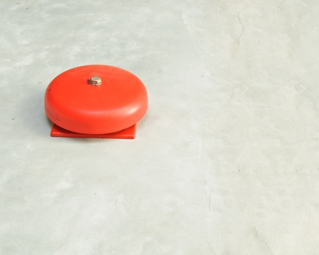 fire alarm on concrete wall.の写真素材