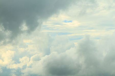 Cloudscape in the eveningの写真素材
