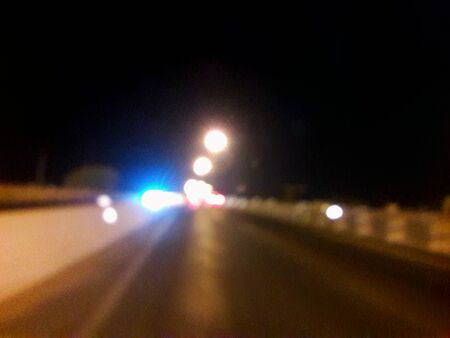 blurred Light of roads.の写真素材