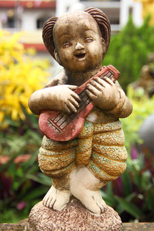 Thai statue modelの写真素材