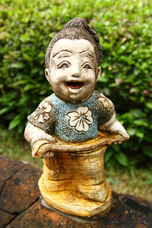 Thai statue modelの写真素材