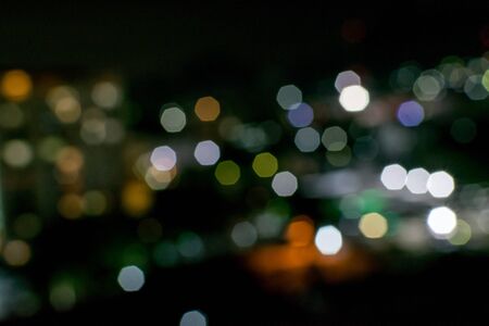Abstract background bokeh blurred of lighting.