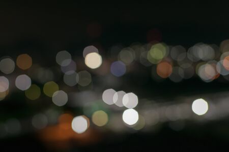 Abstract background bokeh blurred of lighting.の写真素材