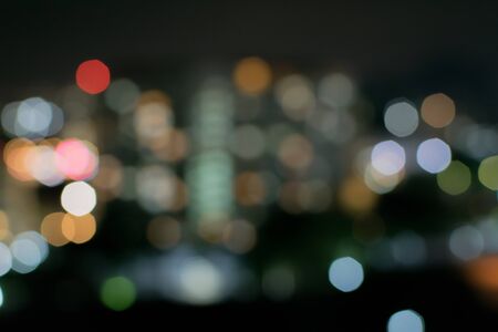 Abstract background bokeh blurred of lighting.の写真素材