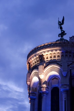 Gardens, Basillica Norte Dame , Lyon, Rhône, Rhône-Alpes, Franceの写真素材