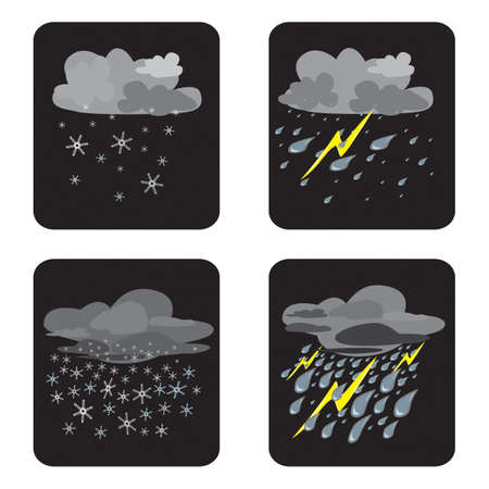 Weather forecast Illustration の写真素材