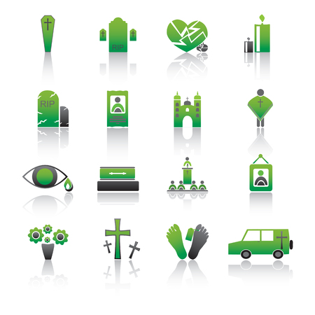 RIP Icons collection, Illustration.のイラスト素材