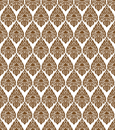 Artistic of traditional line thai Vector illustration. のイラスト素材