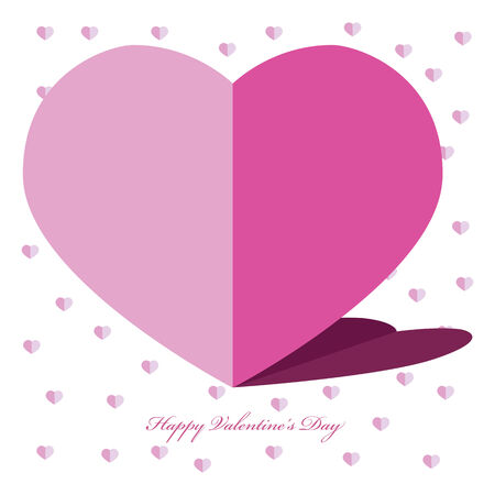 Valentines hearts. Vector illustration. のイラスト素材