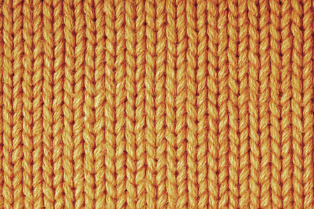 Knitting yarn texture background  Gold color Take a close-up photoの写真素材