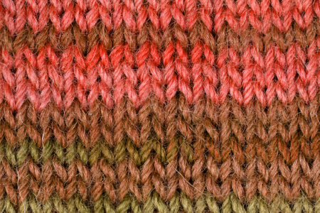 Knitting yarn texture background  Mix colors Take a close-up photo