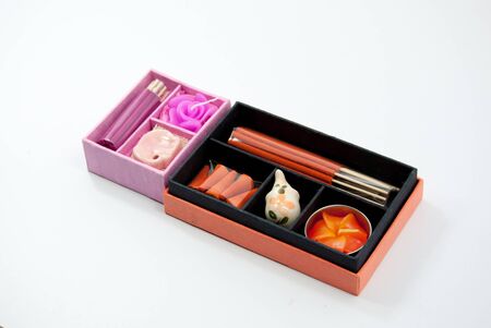 Set of aroma in spa for relaxの写真素材