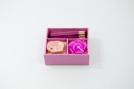 Set of aroma in spa for relaxの写真素材