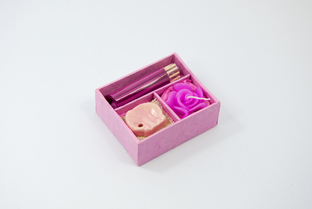 Set of aroma in spa for relaxの写真素材