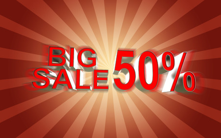 Big sale posterの写真素材