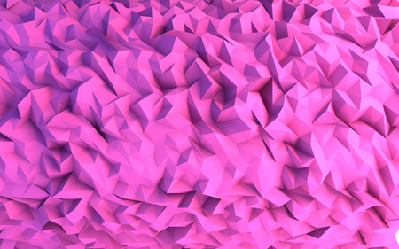 Abstract pink Triangle Geometrical Background illustrationの写真素材