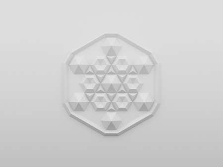 Abstract Triangle Geometrical Background illustrationの写真素材