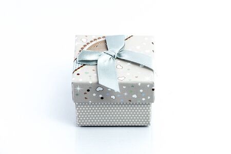gift box isolated on white background, colorful gifts box.の写真素材