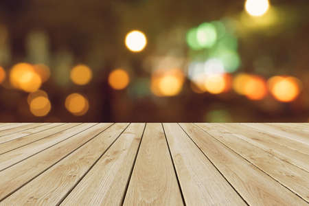 blurred city lights in the night, bokeh background, abstract backgroundの写真素材