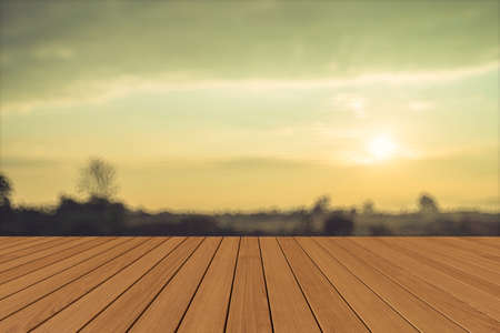 Beautiful sunset at a lake, abstract background, nature backgroundの写真素材