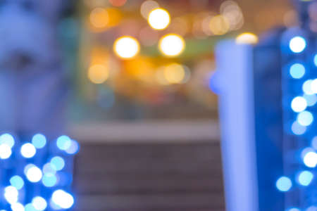 Abstract circular bokeh background, abstract colorful backgroundの写真素材