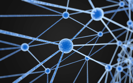 Science Molecule DNA Model Structure, business teamwork conceptの写真素材